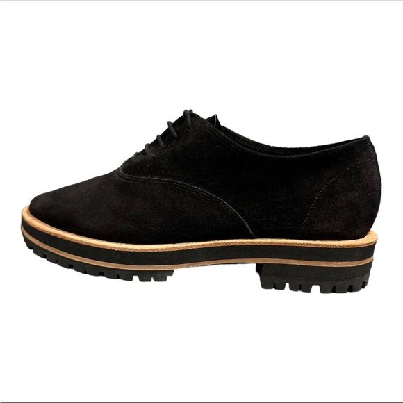 Repetto Light Oxfords Cuir Veritable Black Suede - Picture 2 of 8